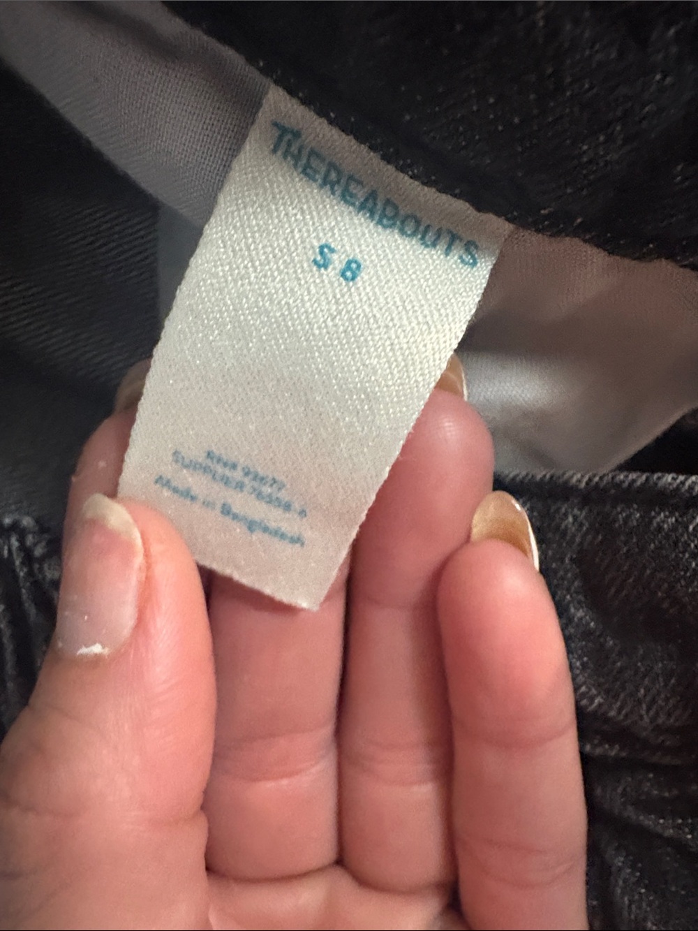 Kids Cargo Jeans - Black and Light Blue Denim - Picture 6 of 8